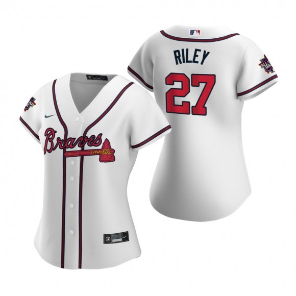 Women's Atlanta Braves Austin Riley White 2021 MLB All-Star Game Replica Jersey