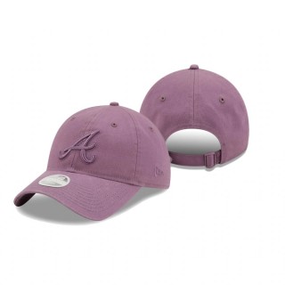 Women's Atlanta Braves Purple Dusk Core Classic 9TWENTY Adjustable Hat