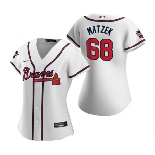 Women's Atlanta Braves Tyler Matzek White 2021 MLB All-Star Game Replica Jersey