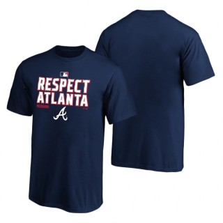 Youth Atlanta Braves Navy 2020 Postseason Locker Room T-Shirt