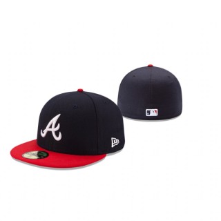 Youth Atlanta Braves Blue Authentic Collection 59FIFTY Fitted Hat