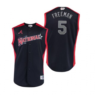 Youth National League Braves Freddie Freeman Navy 2019 MLB All-Star Game Jersey